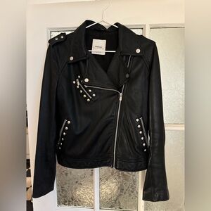 MANGO leather jacket